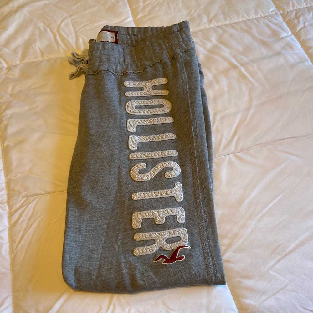 Hollister Light Gray Sweatpants